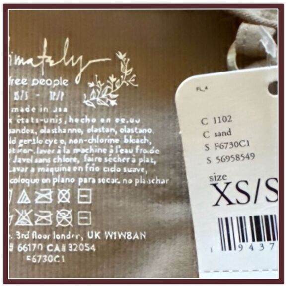 NWT Free People Intimately Candy Seamless Bra Bralette - Picture 7 of 11